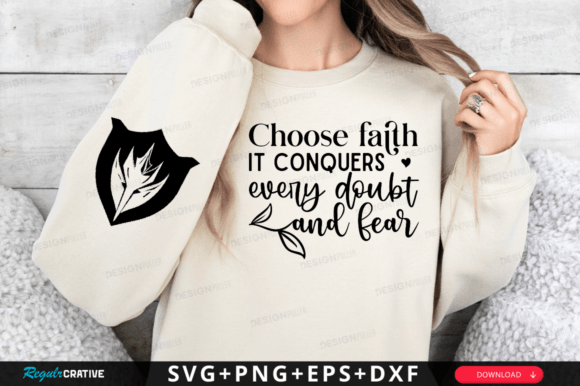 Choose Faith SVG: Graphics for Uplifting T-Shirt Designs