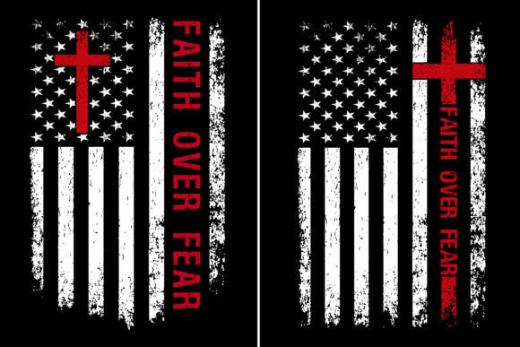 Faith over Fear Graphics: T-Shirt Designs for Local Branding